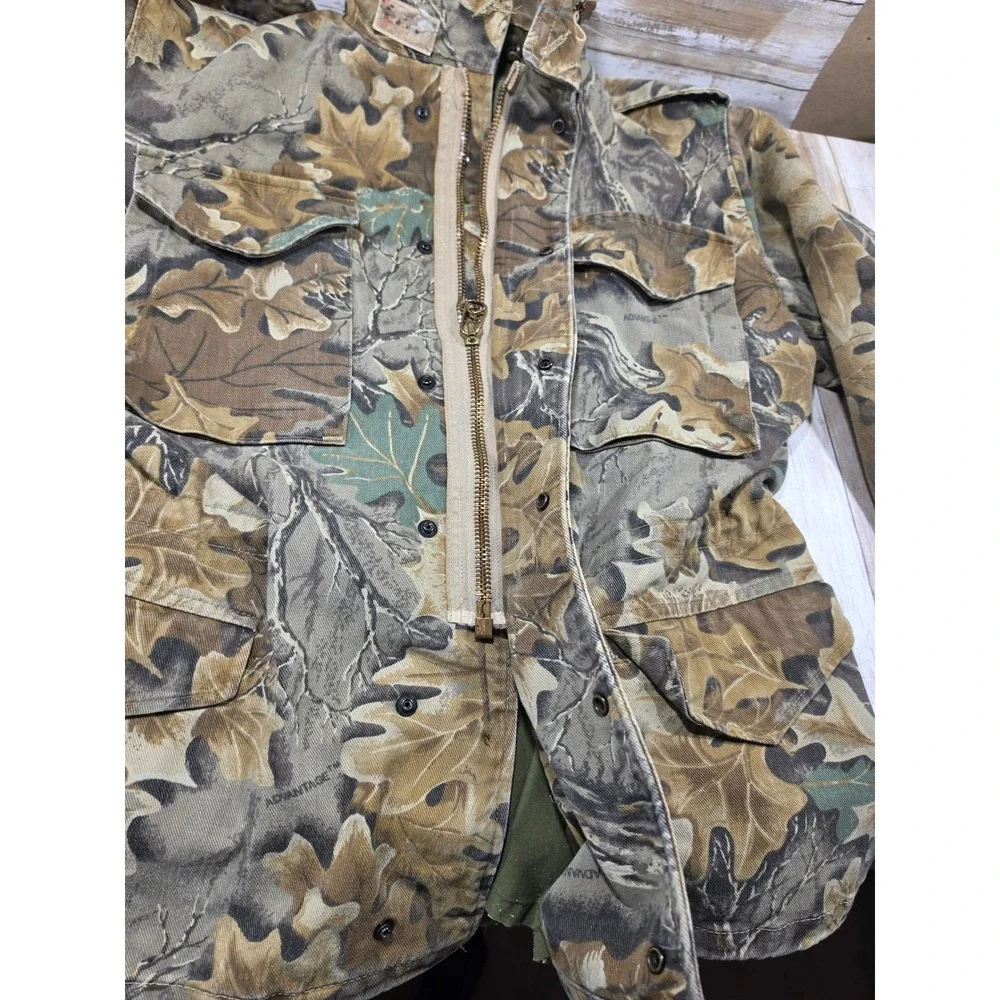 Atlanco M-65 Field‎ Jacket Mens Medium Regular Advantage Timber Camo Made in USA